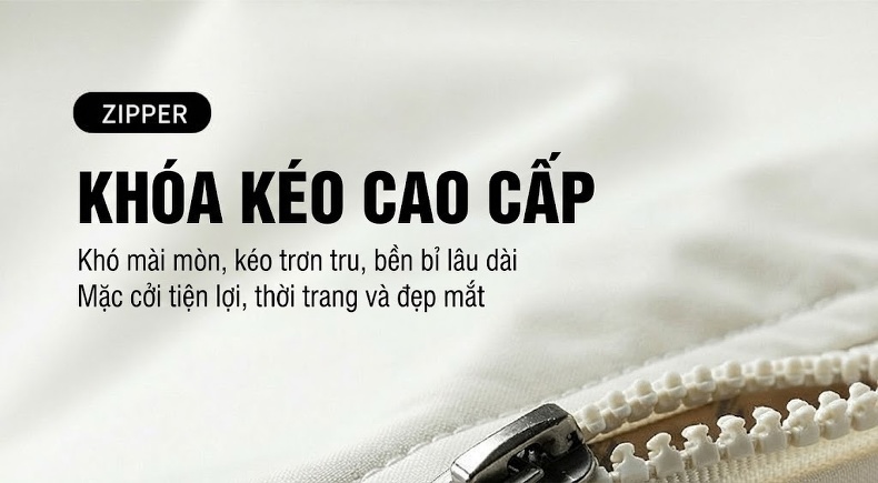 Áo Khoác Nam Chống Nước Khóa Kéo Họa Tiết Caro Phong Cách Casual Màu Đen, Xám, Xanh Lá chi tiết 6
