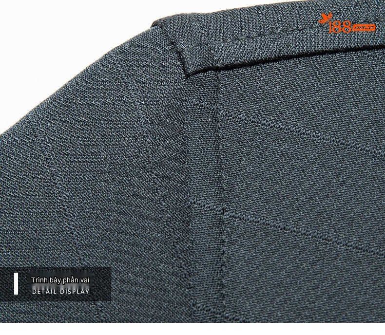 Áo Polo Nam Tay Ngắn 100% Tơ Tằm Mát Lạnh Cổ Bẻ Màu Xám, Xanh Navy, Tím chi tiết 21