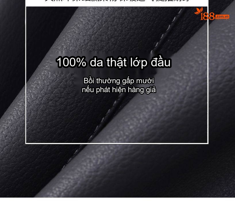 Áo Khoác Da Cừu Thật Nam Cổ Trụ Dáng Ôm Vừa Vặn Phong Cách Doanh Nhân Màu Đen chi tiết 3