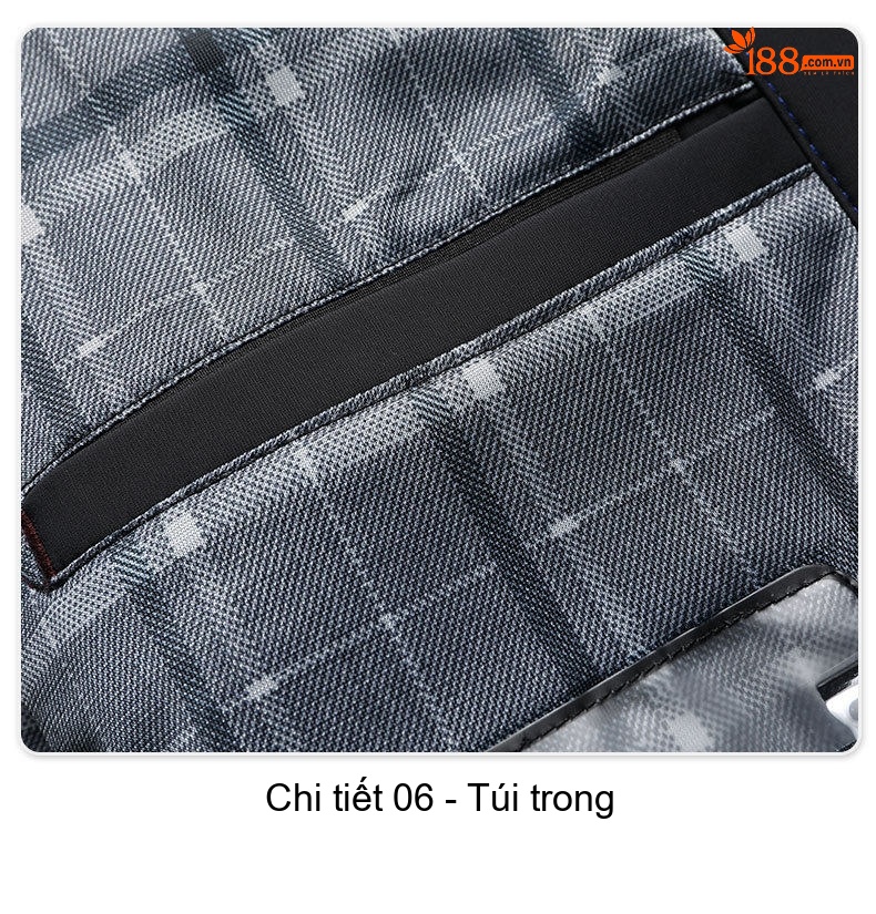 Áo Khoác Bông Nam Trung Niên Dáng Dài Vải Dệt Cổ Bẻ Màu Đen, Xanh Navy chi tiết 25