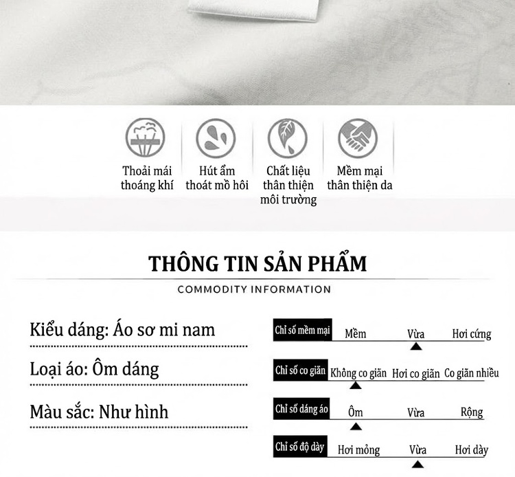 Áo Sơ Mi Nam Dài Tay In Họa Tiết Hoa và Chấm Bi Thời Trang chi tiết 4