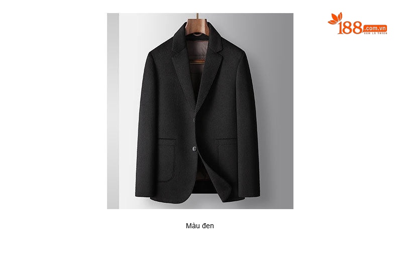 Áo Blazer Nam Cao Cấp Thu Đông Lông Cừu Lót Lông Vũ Màu Nâu, Xám chi tiết 6