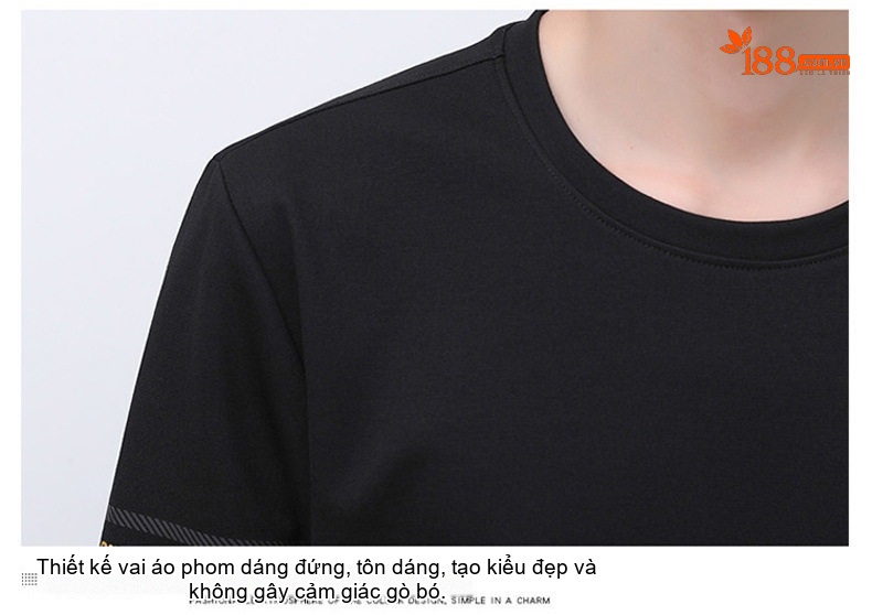 Áo Thun Tay Dài Nam Cổ Tròn Phong Cách Thể Thao Màu Xanh Navy, Xám chi tiết 14