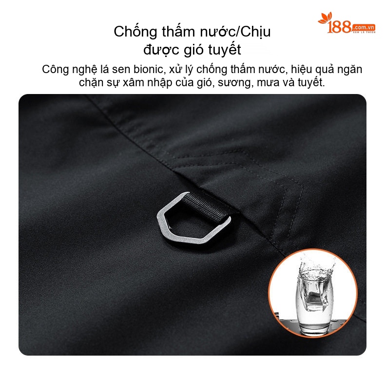Áo Khoác Nam Mỏng Dáng Bomber Có Mũ Trùm Đầu Phong Cách Hàn Quốc Màu Đen, Xám, Vàng, Xanh... chi tiết 13