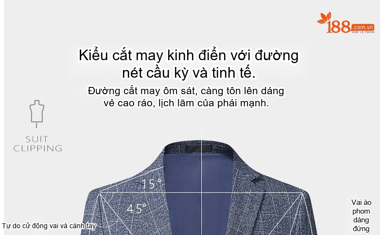 Áo Vest Nam Kẻ Sọc Xanh Xám Kiểu Hàn Quốc chi tiết 3