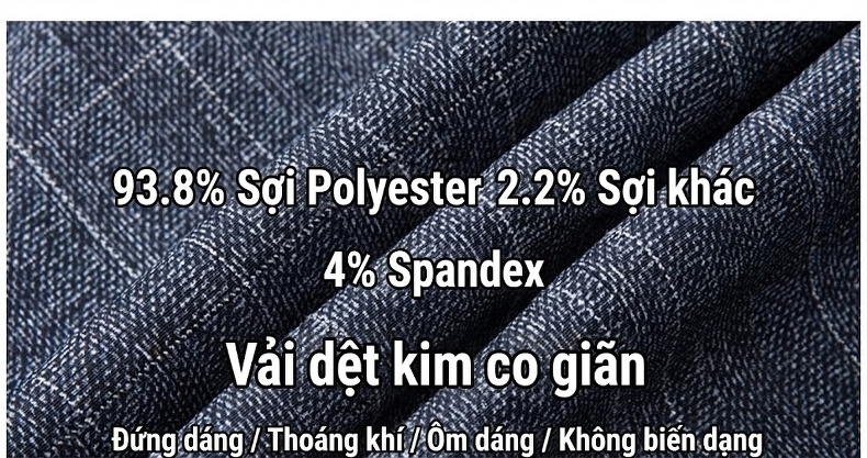 Áo Vest Nam Kẻ Sọc Xanh Xám Kiểu Hàn Quốc chi tiết 6