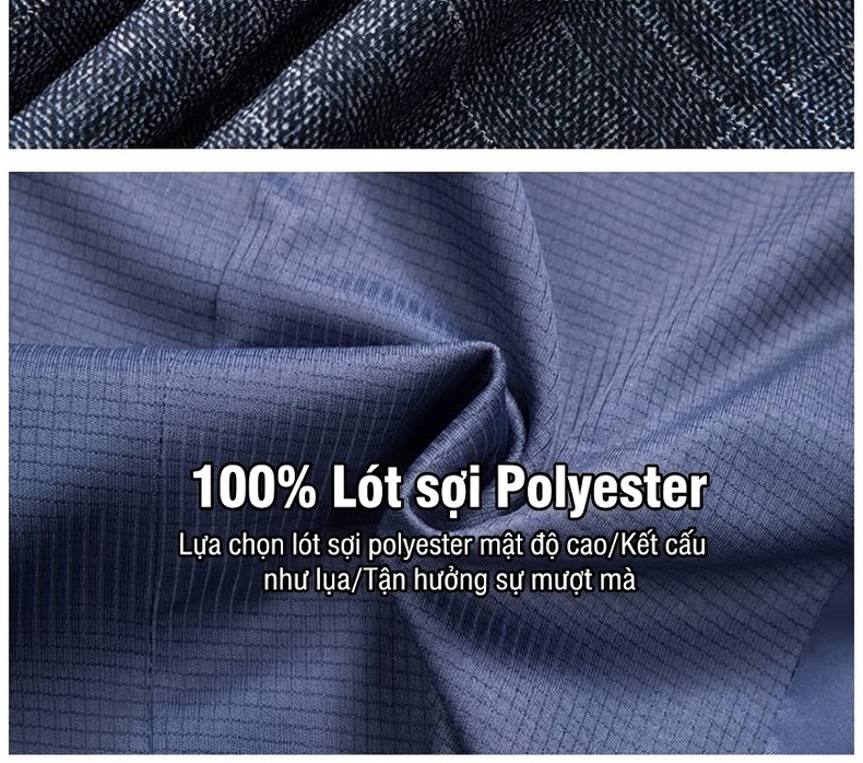 Áo Vest Nam Kẻ Sọc Xanh Xám Kiểu Hàn Quốc chi tiết 7