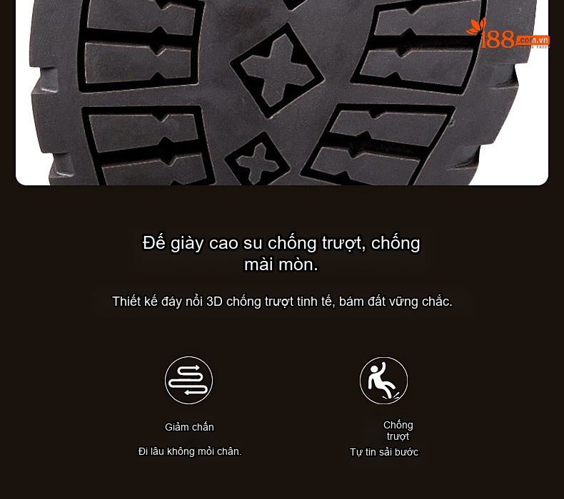 Boot Cơ Bắp Nam Da Thật Phong Cách Punk Chiều Cao Đế Khoảng 4cm Màu Đen, Nâu chi tiết 14