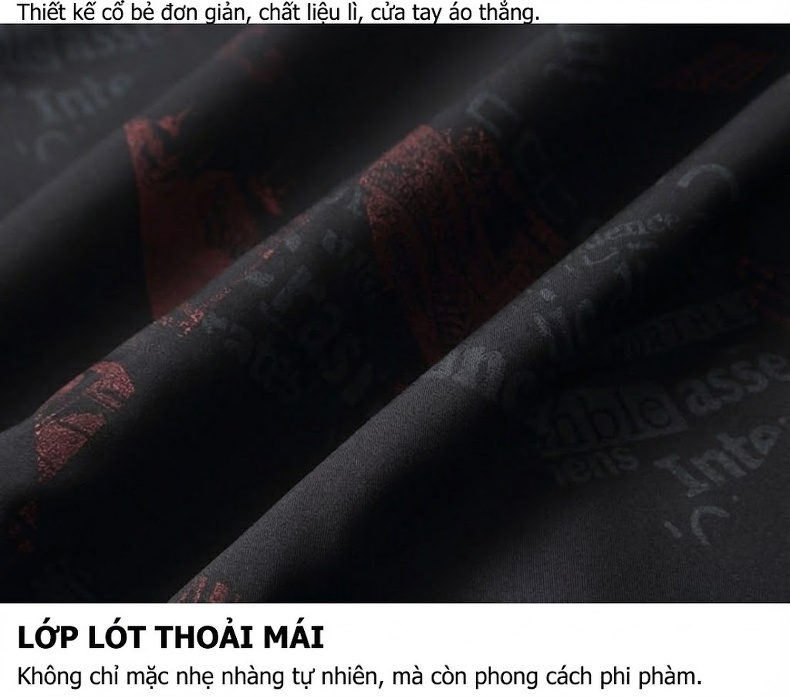 Áo Khoác Da Nam Da Thật Cổ Bẻ Dáng Mỏng Màu Đen chi tiết 18