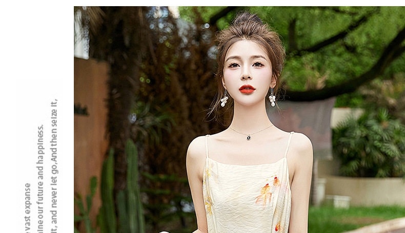 Set Bộ Áo và Chân Váy Nữ Phong Cách Trung Hoa Cách Tân Thanh Lịch Màu Hồng, Be chi tiết 22