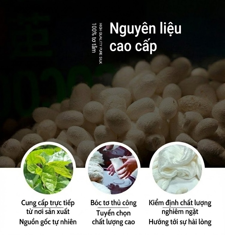 Áo Sơ Mi Nam Tay Ngắn Lụa Tơ Tằm Hương Vân Sa Thật 100% Cổ Tàu Phong Cách Đường Trang Màu Đen chi tiết 4