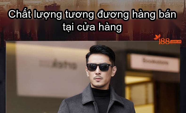 Áo Khoác Dạ Nam Lông Cừu Dài Dáng Suông Giữ Ấm Màu Xám, Đen chi tiết 1