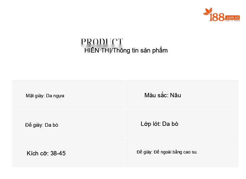 Boot Chelsea Nam Da Mờ Cao Cổ Chiều Cao Đế Khoảng 3cm Màu Đen, Nâu chi tiết 19