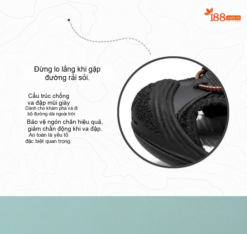 Sandal Nam Da Bò Mũi Bọc Dây Rút Thể Thao Thoáng Khí Đế Cao 3cm chi tiết 4