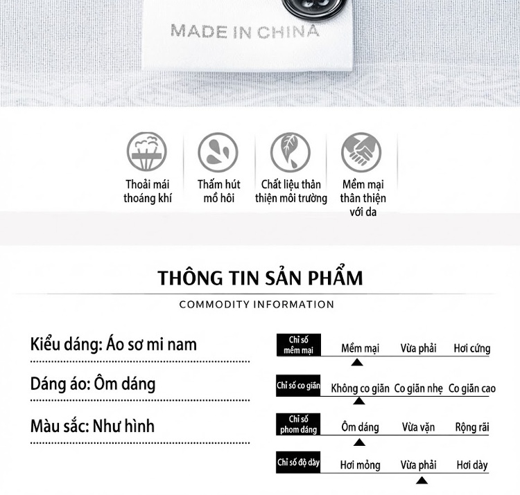 Áo Sơ Mi Nam Tay Dài In Hình Cột La Mã Phong Cách Âu Mỹ Chống Nhăn Màu Đen chi tiết 4