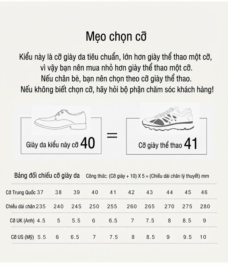 Giày Tây Buộc Dây Nam Da Thật Tăng Chiều Cao 5.3cm Màu Đen chi tiết 16