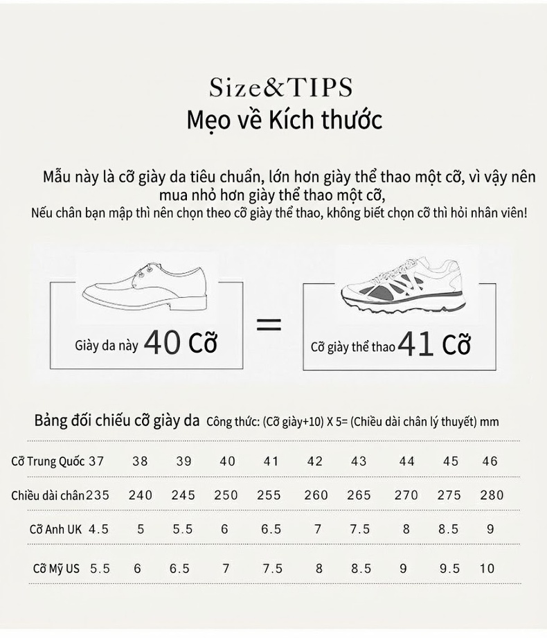Giày Tây Buộc Dây Nam Da Thật Chiều Cao Đế Khoảng 3cm Màu Đen, Nâu chi tiết 15