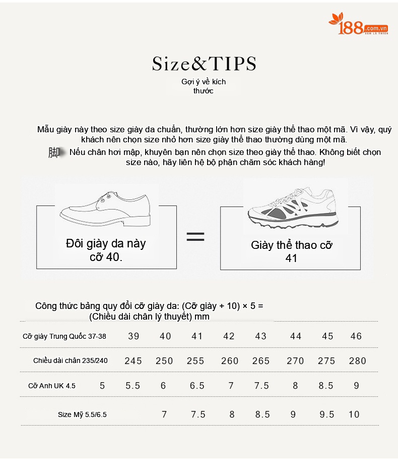 Giày Tây Nam Da Thật Magic Tape Chiều Cao Đế Khoảng 4cm Màu Đen, Nâu chi tiết 17