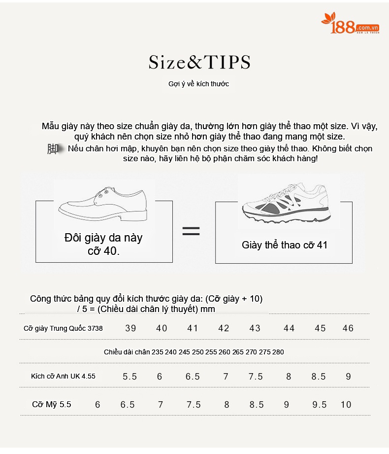 Giày Lười Nam Da Bò Công Sở Anh Quốc Chiều Cao Đế Khoảng 3.5cm Màu Đen, Nâu chi tiết 17