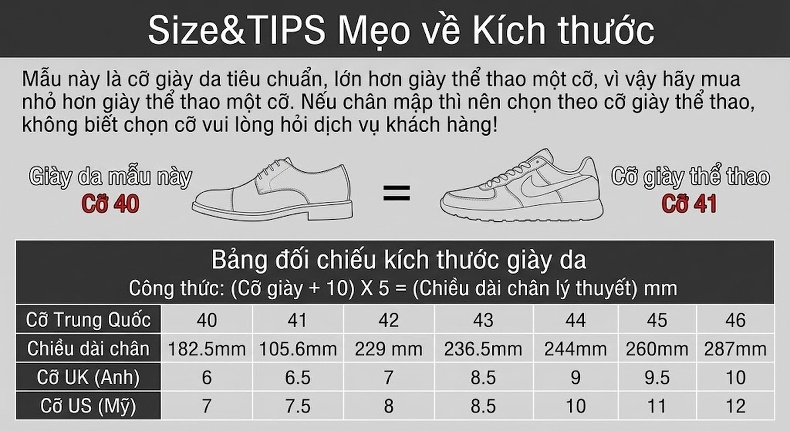 Giày Tây Buộc Dây Nam Da Thật Chiều Cao Đế Khoảng 3cm Màu Đen, Nâu chi tiết 16