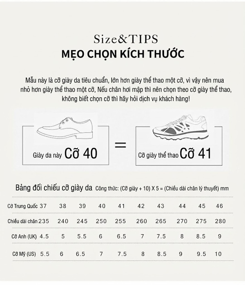 Giày Tây Buộc Dây Nam Da Bò Đầu Tiên Chiều Cao Đế Khoảng 3cm Màu Đen, Nâu chi tiết 23