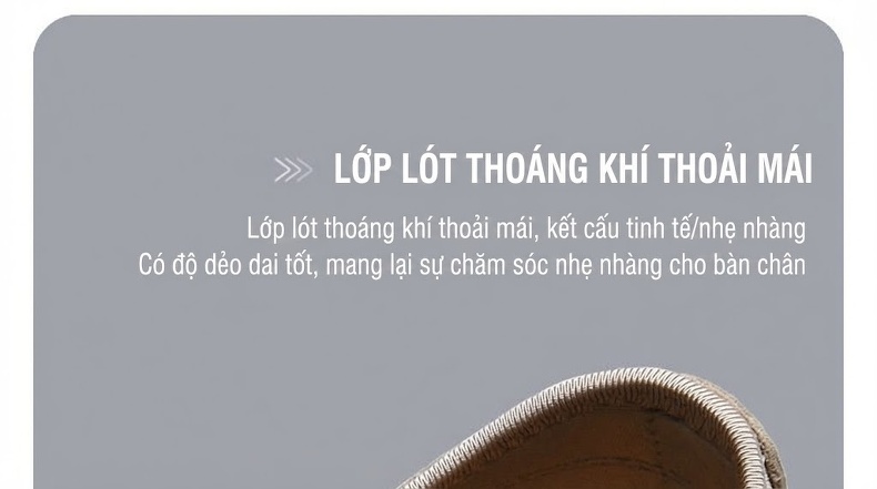 Giày Lười Nam Da Heo Phong Cách Âu Mỹ Chiều Cao Đế Khoảng 2cm Màu Kem, Đen, Xám chi tiết 13