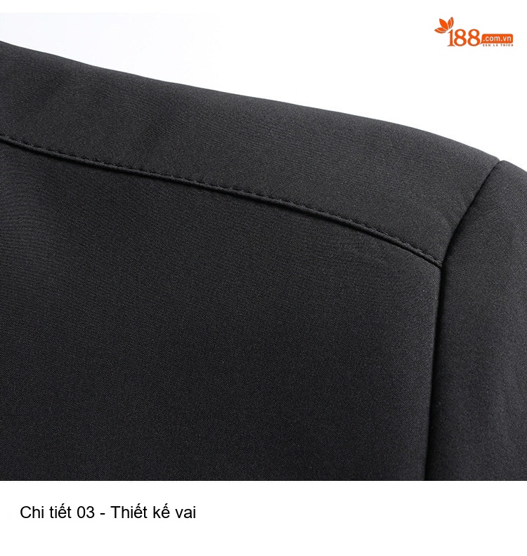Áo Khoác Bomber Nam Cổ Trụ Thêu Họa Tiết Mỏng Nhẹ Màu Đen, Xanh Navy chi tiết 24