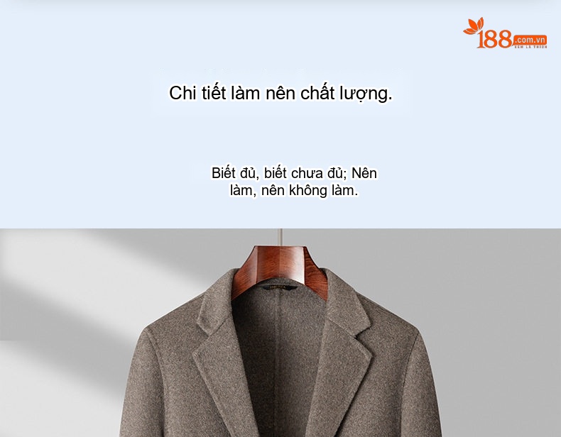 Áo Vest Nam Len Cừu Hai Mặt Phong Cách Doanh Nhân Màu Xám, Nâu, Đen chi tiết 2