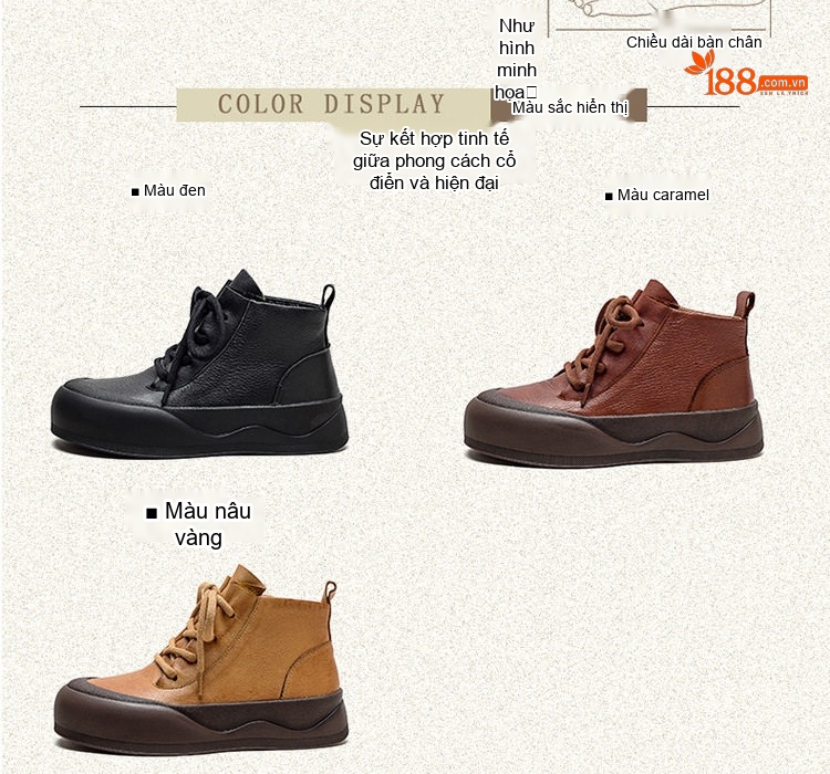 Giày Chelsea Boot Nam Da Bò Khóa Kéo Bên Hông Chiều Cao Đế Khoảng 4cm Màu Đen, Nâu chi tiết 2
