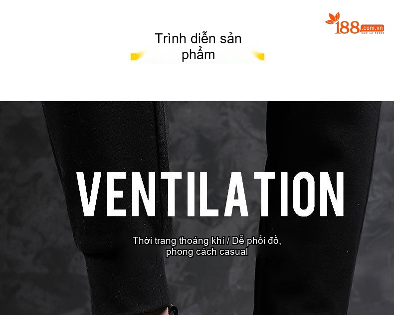 Giày Thể Thao Nam Vải Lưới Thoáng Khí Chống Trượt Chiều Cao Đế Khoảng 3.5cm Màu Đen chi tiết 9