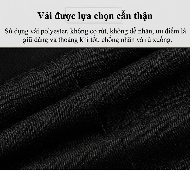 Bộ Vest Nam Màu Trơn Kiểu Dáng Ôm Vừa Vặn Phong Cách Hàn Quốc Màu Đen, Xám chi tiết 4