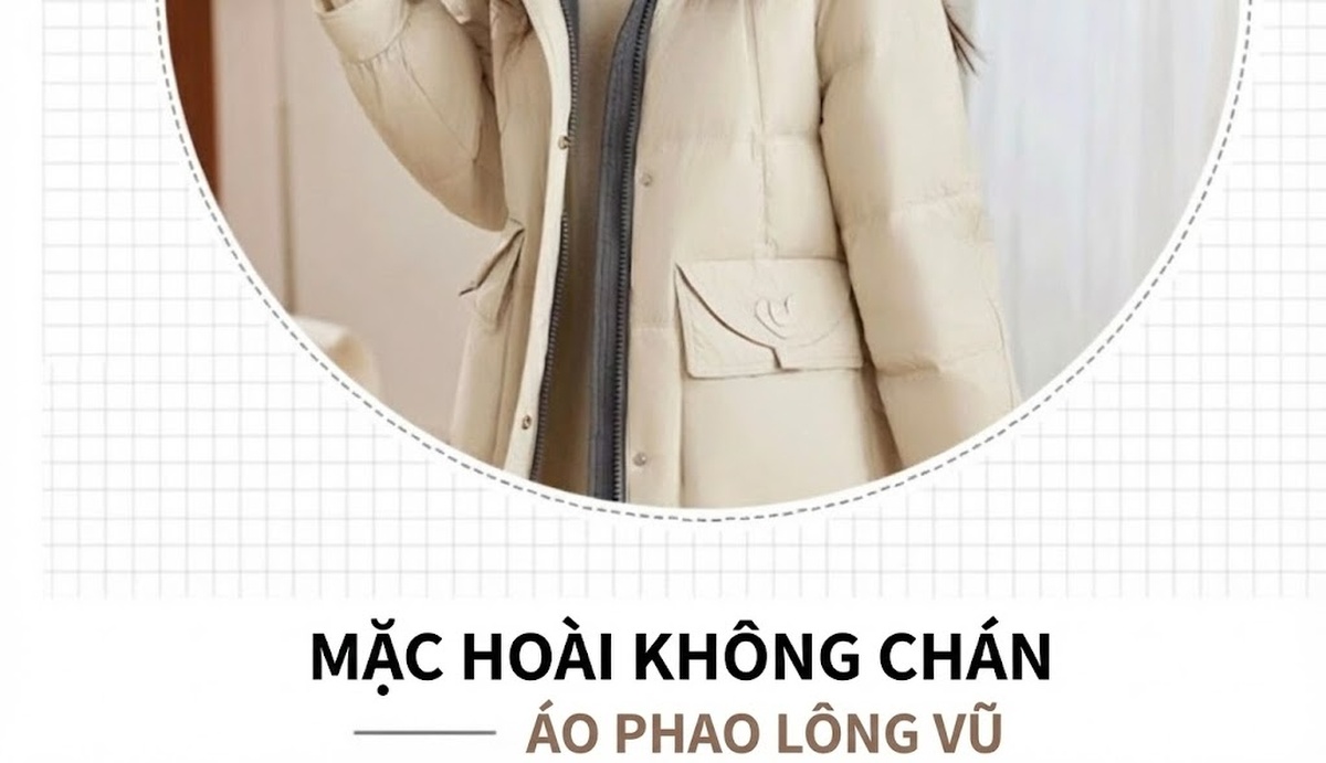 Áo Khoác Phao Nữ Dáng Dài Vừa Vặn, Phong Cách Hàn Quốc, Giữ Ấm, Lót Lông Vịt Trắng Màu Đen, Kem, Xám chi tiết 10