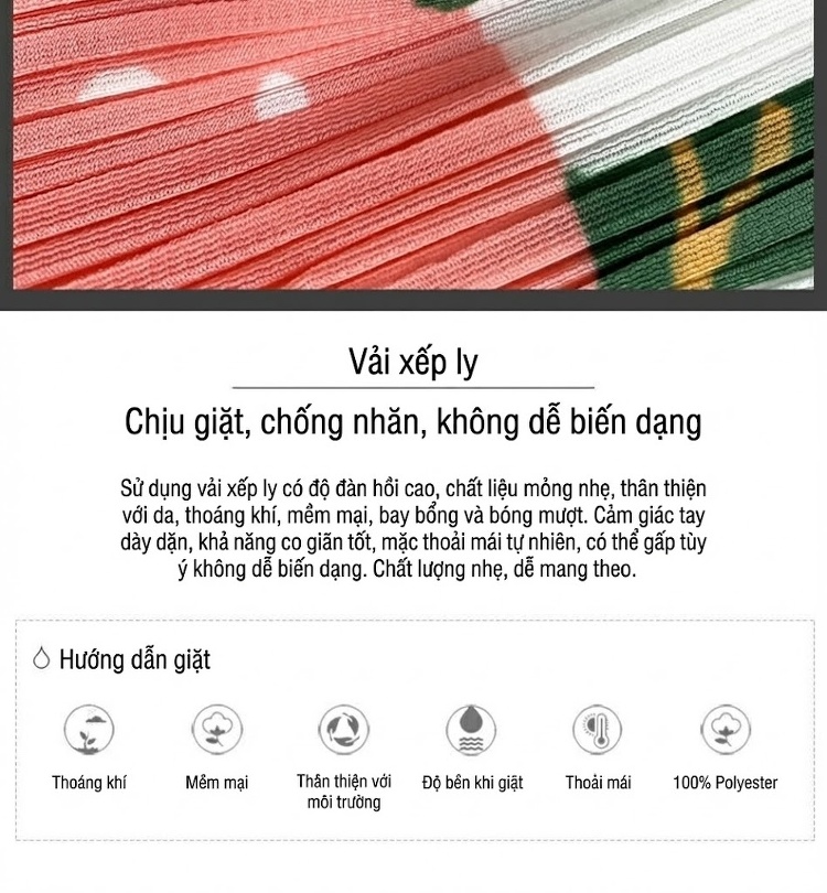 Váy Dài Tay Thiết Kế Họa Tiết Thu Đông 2022 Dáng Rộng Thoải Mái Màu Trắng, Cam, Xanh Lá, Vàng... chi tiết 5