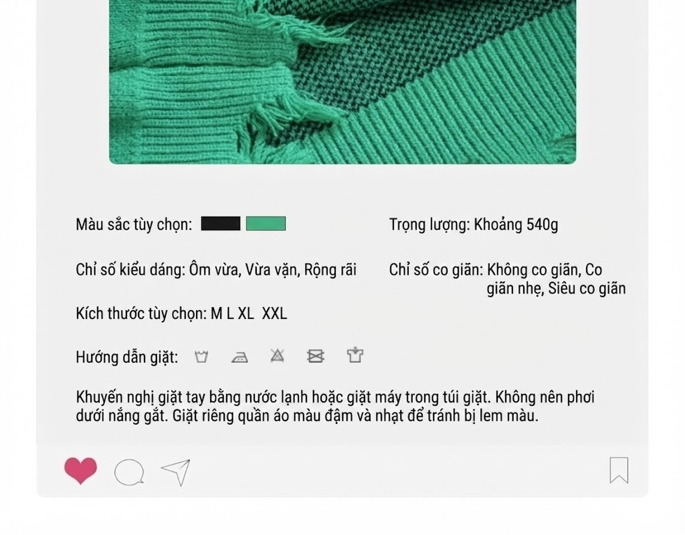 Áo Len Dệt Kim Nam Nữ Form Rộng Thêu Chữ Phong Cách Mỹ Rách Gấu Màu Đen, Xanh Lá chi tiết 8