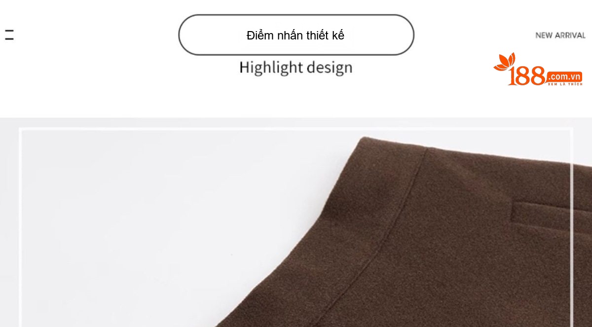 Set Áo Khoác Lông Cừu Nữ Chân Váy Chữ A Phong Cách Thời Trang Màu Nâu, Đỏ chi tiết 5