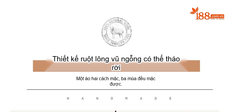 Áo Khoác Dạ Nam Lông Vũ Lót Lông Cừu Áo Khoác Len Dáng Dài Màu Xám, Đen chi tiết 10