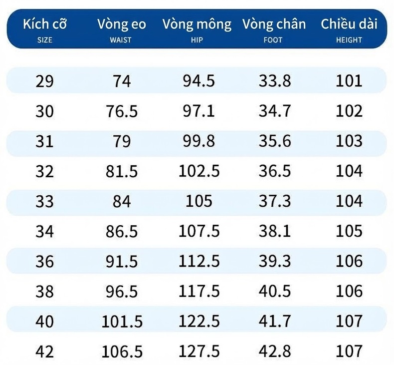 Quần Jean Dáng Suông Nam Co Giãn Thoải Mái Kiểu Dáng Trung Niên Màu Xanh Đậm, Xanh Nhạt chi tiết 36