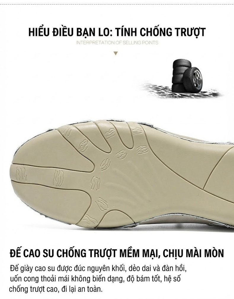 Giày Cao Cổ Nam Giữ Ấm Da Mờ Thể Thao Đế Bệt Chiều Cao Đế Khoảng 3cm Màu Kem, Nâu, Xám chi tiết 8