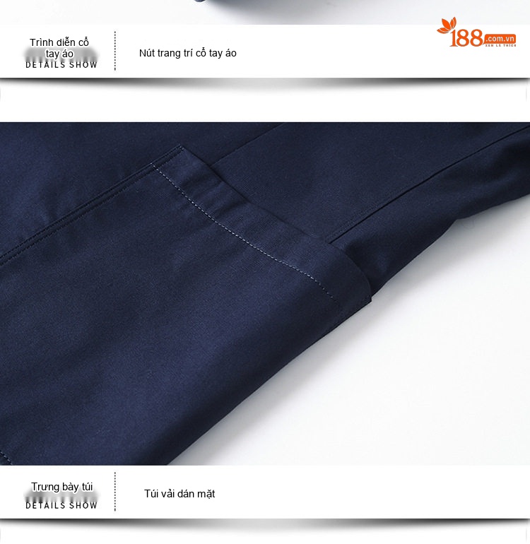 Áo Vest Nam Cotton Kiểu Hàn Quốc Dáng Ôm Màu Trắng Kem, Xanh Navy, Xanh Rêu chi tiết 22