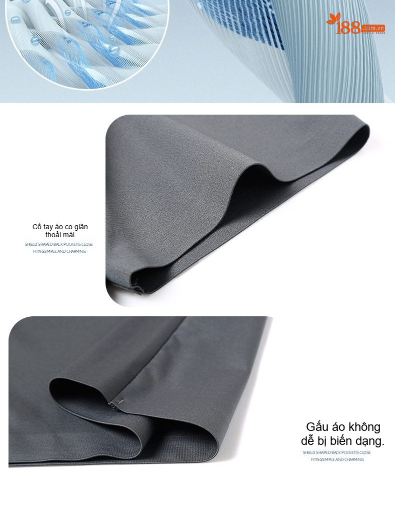 Áo Polo Nam Tay Ngắn Sợi Tằm Thượng Hạng Cổ Bẻ Phong Cách Business Casual Màu Đen, Đỏ, Xám, Xanh... chi tiết 6