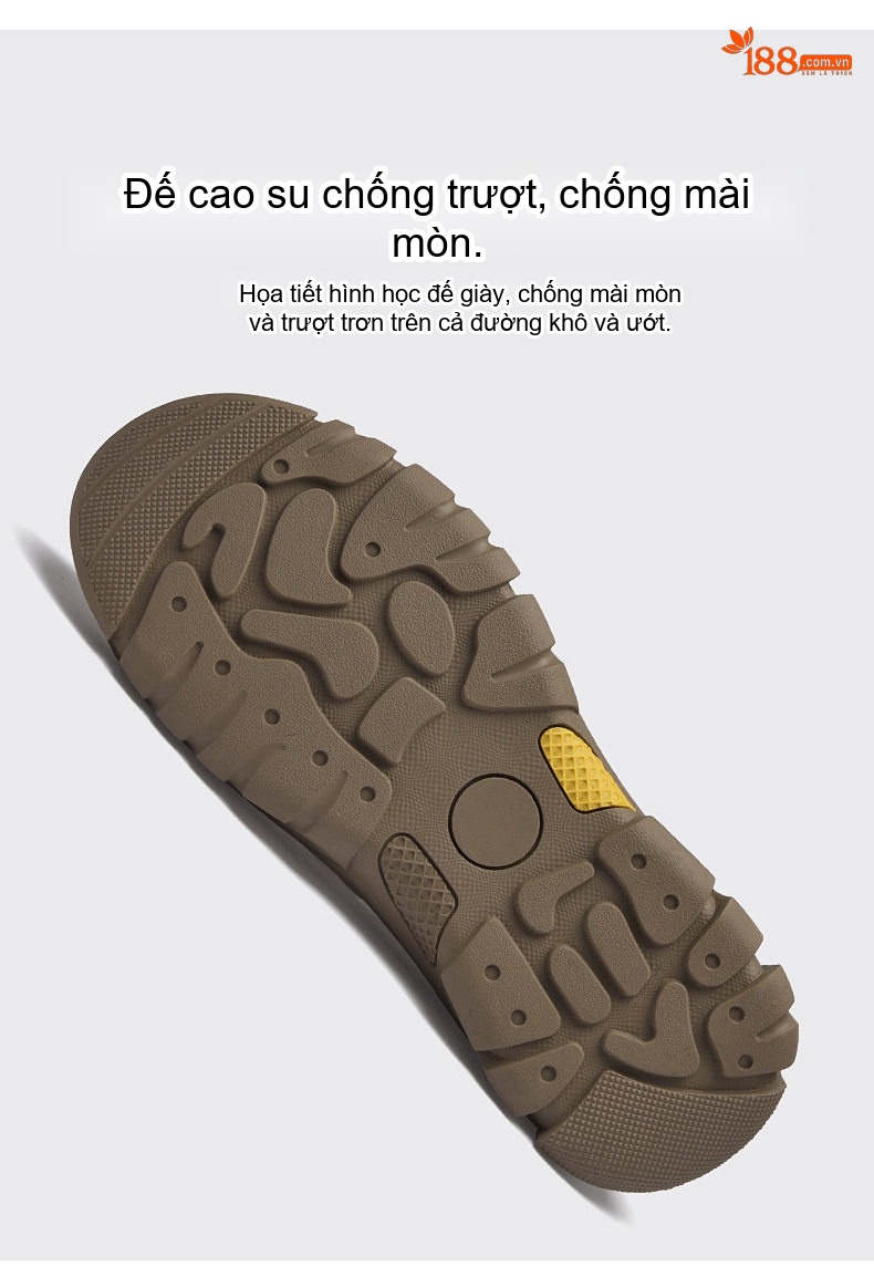 Dép Sandal Nam Mũi Bít Lưới Thoáng Khí Size Lớn Đế Cao 3cm chi tiết 9