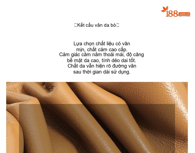 Túi Xách Nữ Da Thật Dáng Xô Rút Dây Đeo Chéo, Xách Tay Màu Nâu chi tiết 7