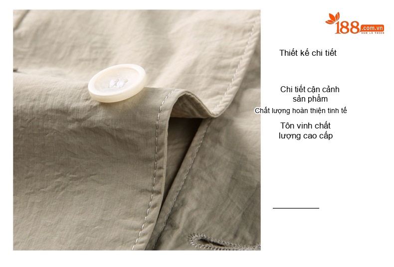 Áo Vest Nam Mỏng Nhẹ Chống Nắng Phong Cách Thời Trang Màu Xanh Navy, Kem, Đen, Trắng... chi tiết 13