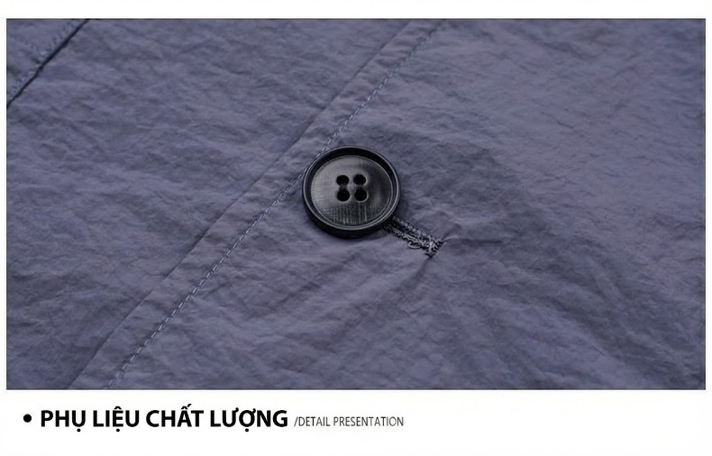Áo Vest Nam Mỏng Nhẹ Chống Nắng Thời Trang Màu Xám, Đen, Trắng chi tiết 17