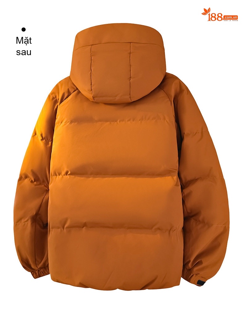 Áo Phao Nam/Nữ 90% Lông Nhung Áo Khoác Parka Dáng Rộng Có Mũ Trùm Đầu Màu Trắng Kem, Đen, Vàng, Nâu chi tiết 20