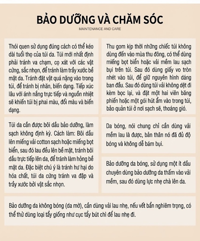 Túi Đeo Chéo Nam Da Bò Phong Cách Retro chi tiết 18
