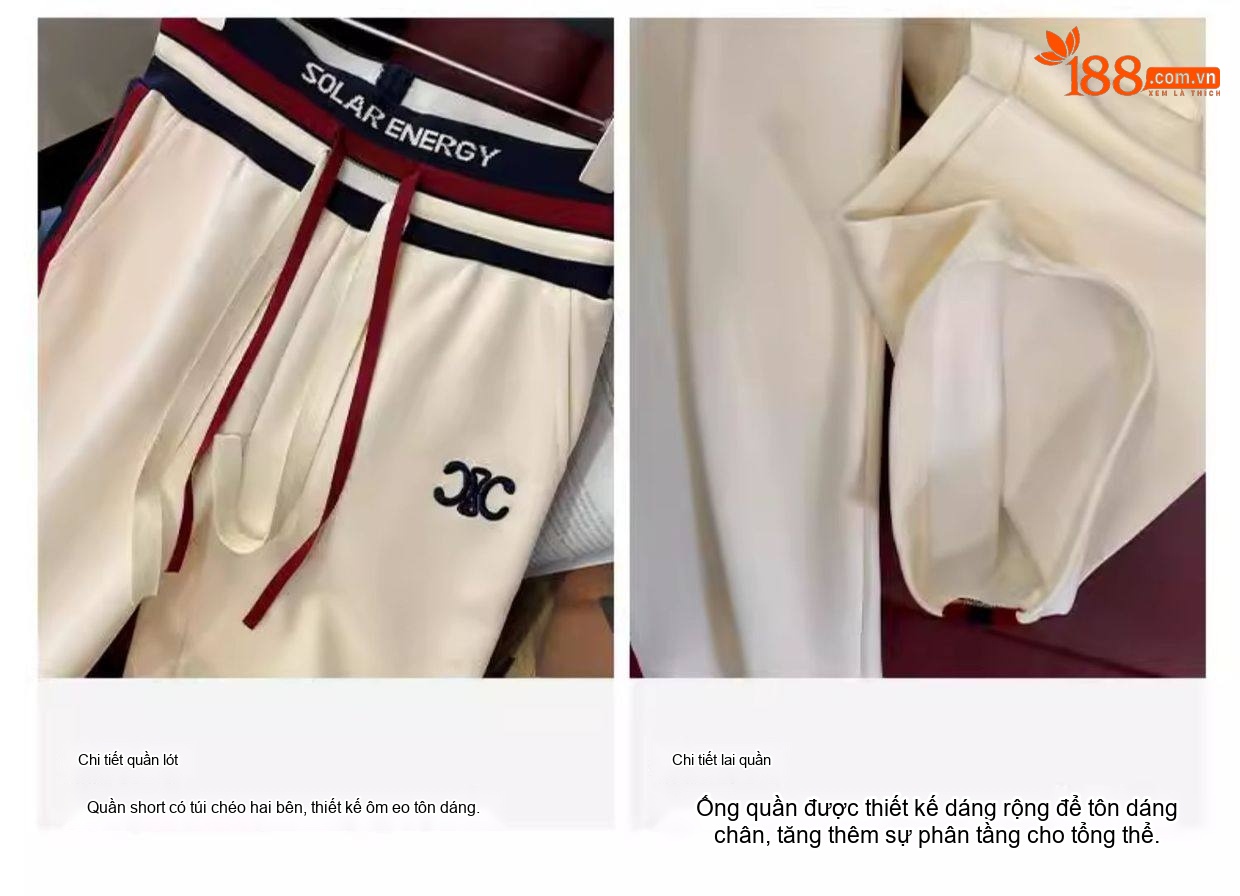 Bộ đồ thể thao nữ dáng rộng áo hoodie quần ống suông chi tiết 3