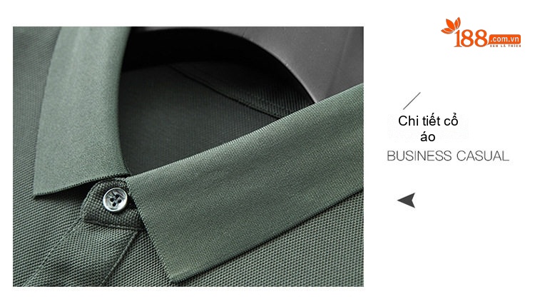 Áo Polo Nam Tay Ngắn Form Rộng In Chữ Phong Cách Casual Màu Đen, Xám, Xanh Rêu... chi tiết 10