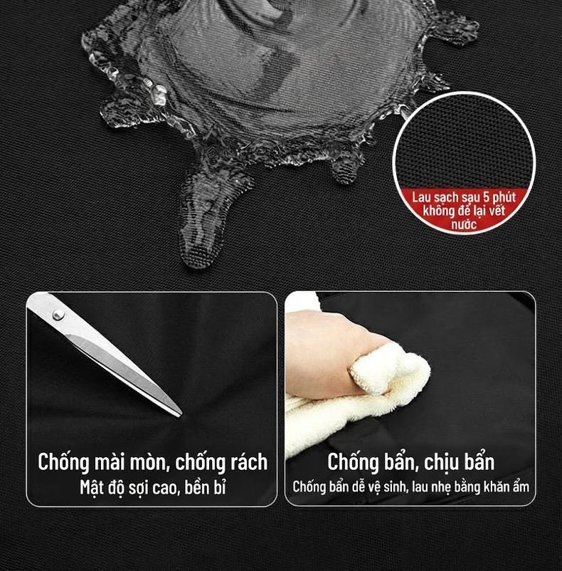 Túi Đeo Chéo Nam Nữ Vải Dệt Phong Cách Nhật Bản, Túi Đeo Vai Đa Năng, Túi Du Lịch Chống Thấm Nước Màu Đen chi tiết 13