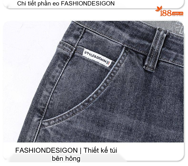 Quần Jean Nam Ống Đứng Dáng Rộng Co Giãn Thoải Mái Phong Cách Thu Đông Màu Xanh Đậm, Xanh Nhạt chi tiết 52